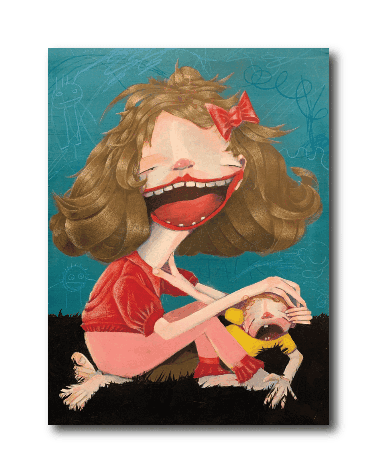 Emma & Jack — acrylic painting by Natalie Spinelli