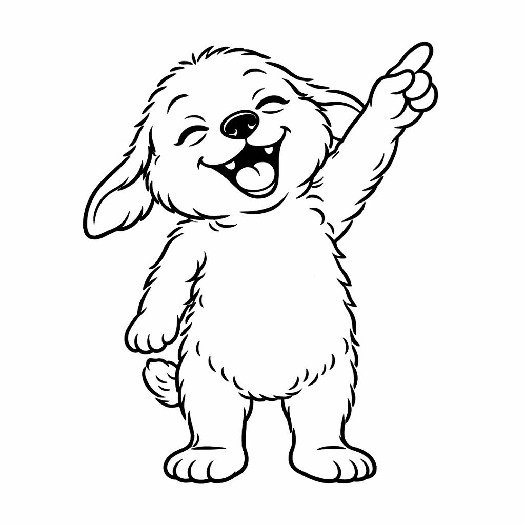Digital Drawing of Happy — digital illustration by Natalie Spinelli